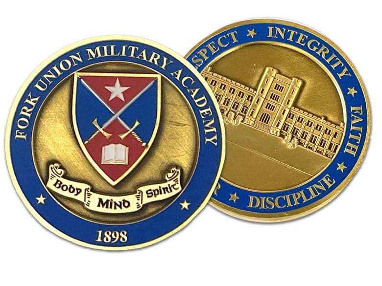 The Presidential Challenge Coin of Fork Union Military Academy