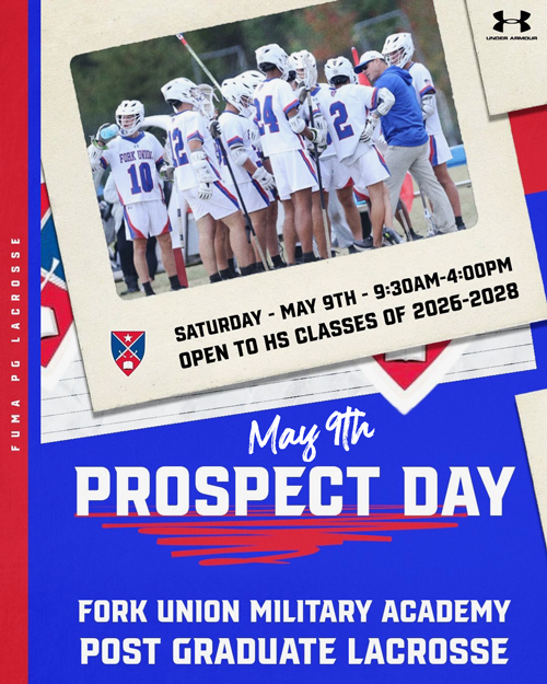 Postgraduate Lacrosse Prospect Day on May 9, 2026